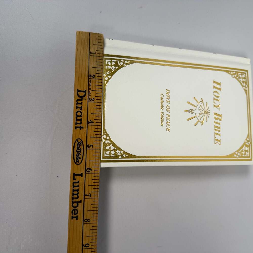 New American Bible Dove of Peace Catholic Edition Memorial Bible - Picture 9 of 9
